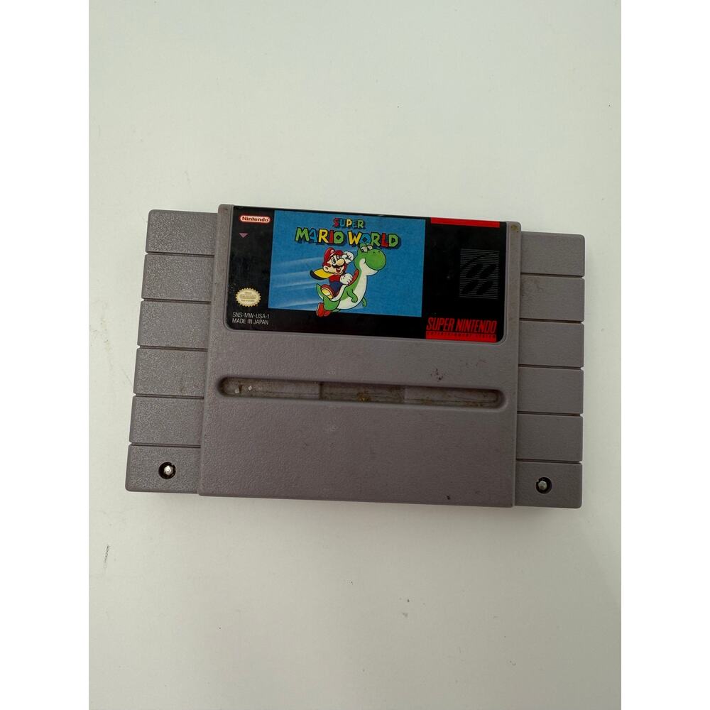 Super Mario World | SNES Cartridge | Tested Works | Classic Super Nintendo Game
